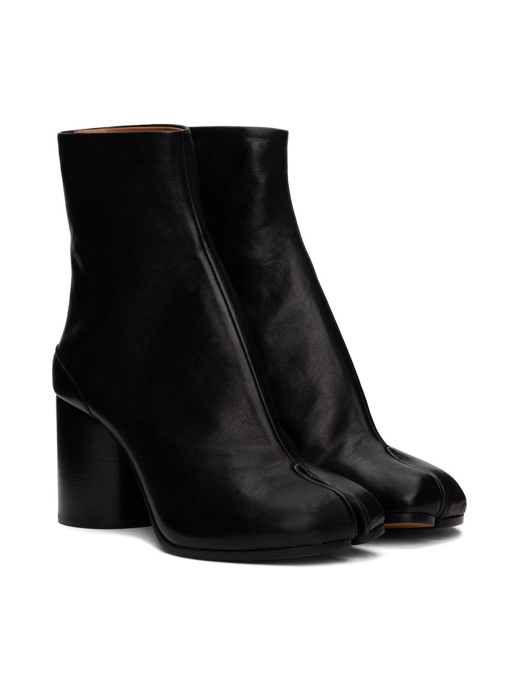 Black Tabi Ankle Boots - 4