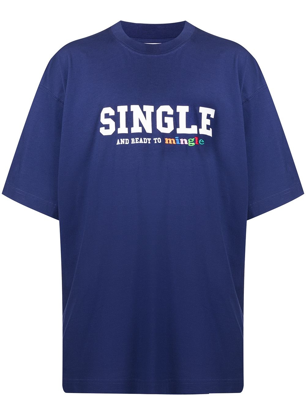 'Single And Ready To Mingle' T-shirt - 1