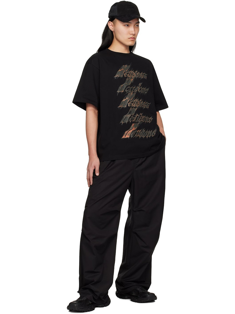 We11done Black Spark Logo T-shirt outlook