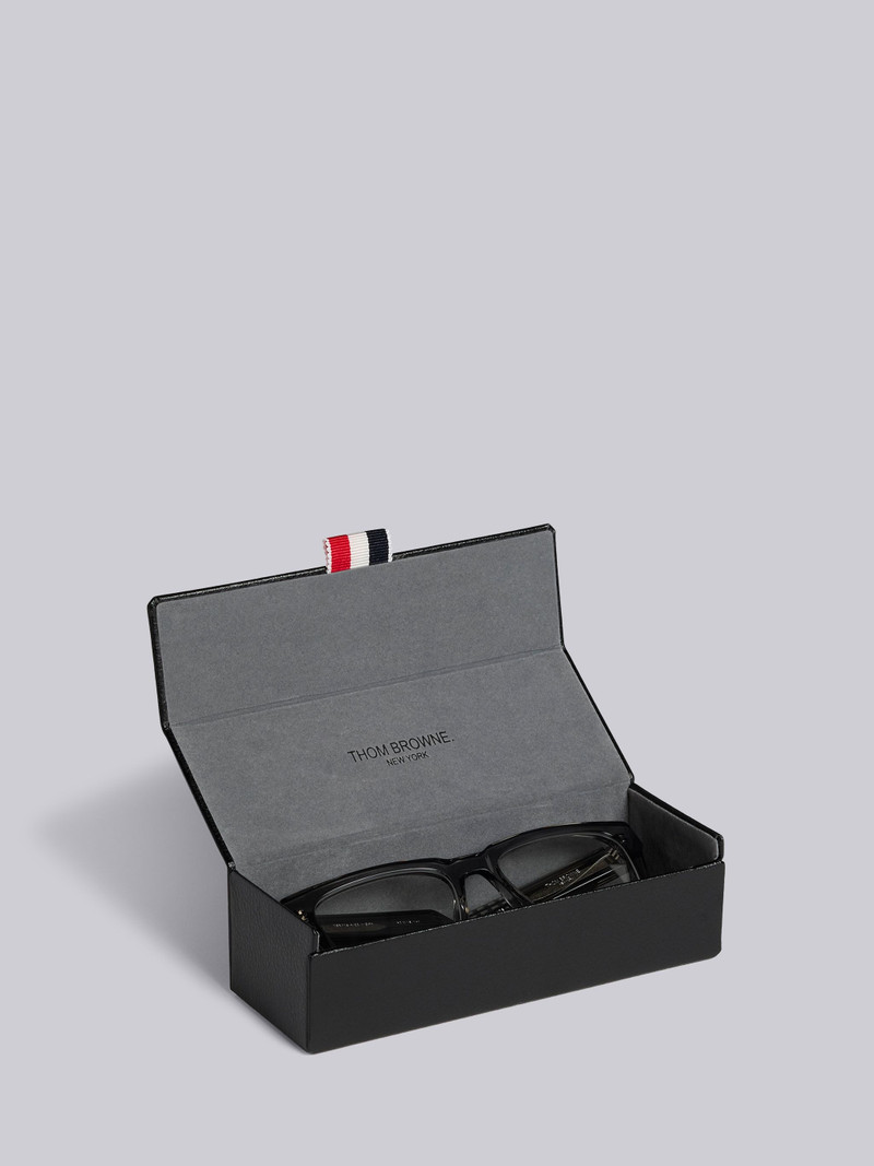 TB715 - Satin Crystal Grey Square Glasses 5