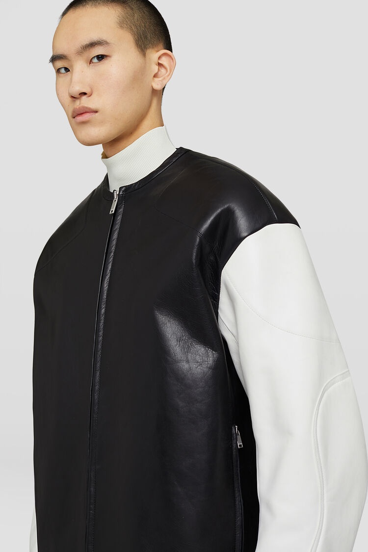 アウターその他 JIL SANDER Leather bomber jacket White J04BN0104J07173 Jil Sander Leather Bomber Jacket | Nordstrom