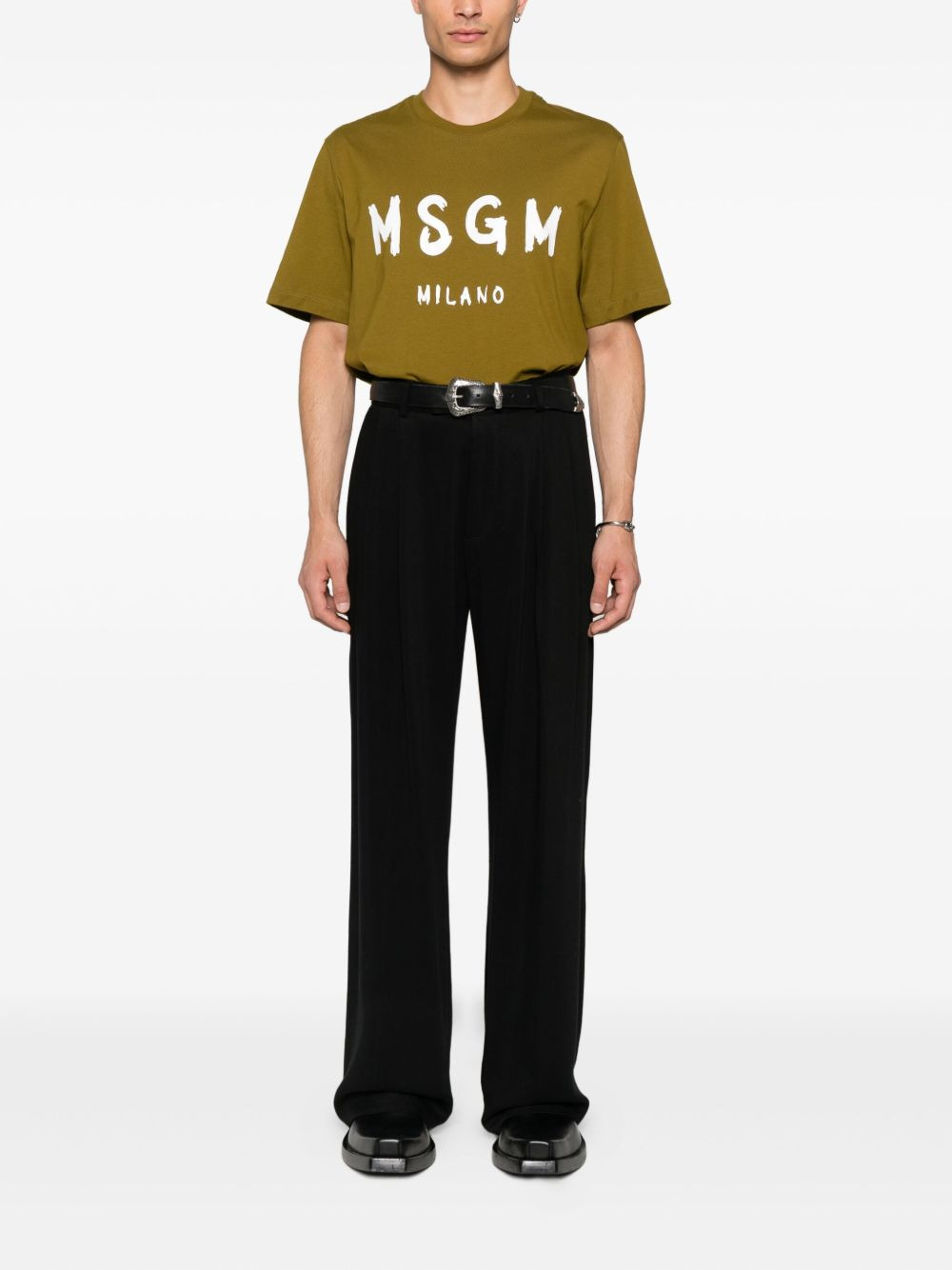logo-print T-shirt - 2