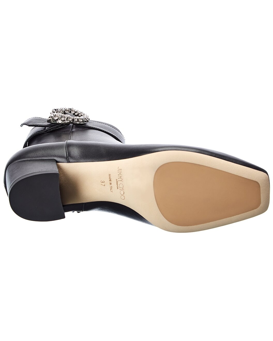 Jimmy Choo Myan 45 Leather Bootie - 4