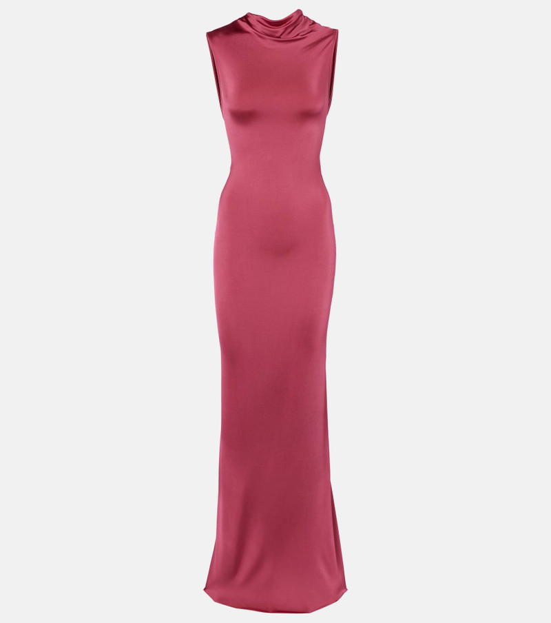 Draped jersey gown 1