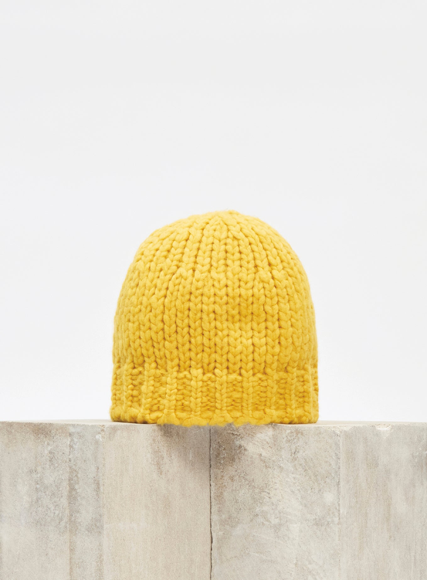 Pacino Knit Hat in Golden Birch Welfat Cashmere - 2
