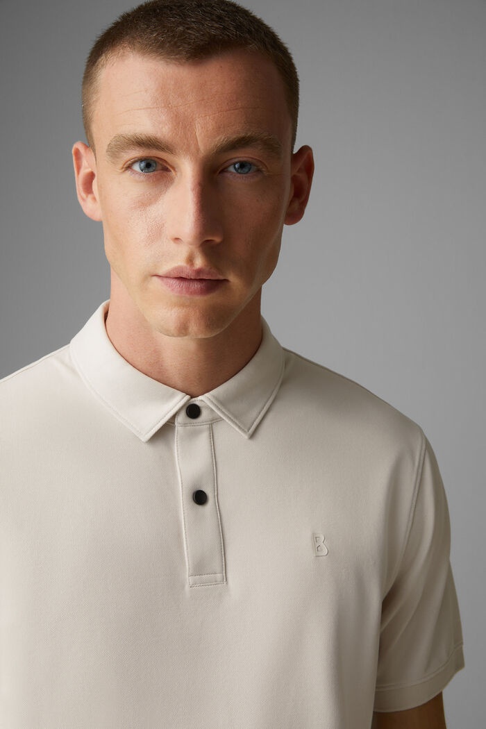 Timo Piqué polo shirt in Light beige - 4