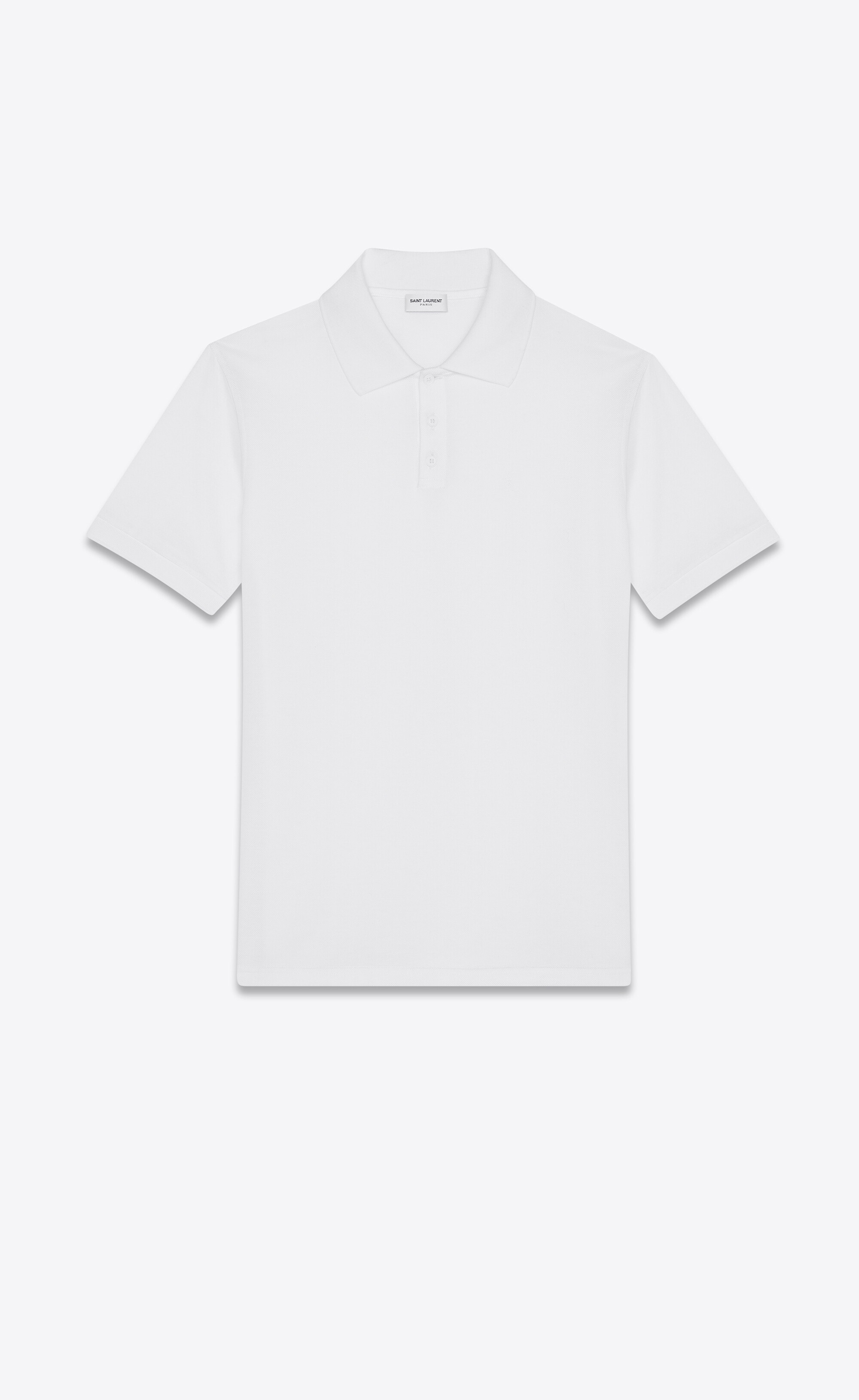 monogram polo shirt in cotton piqué - 1