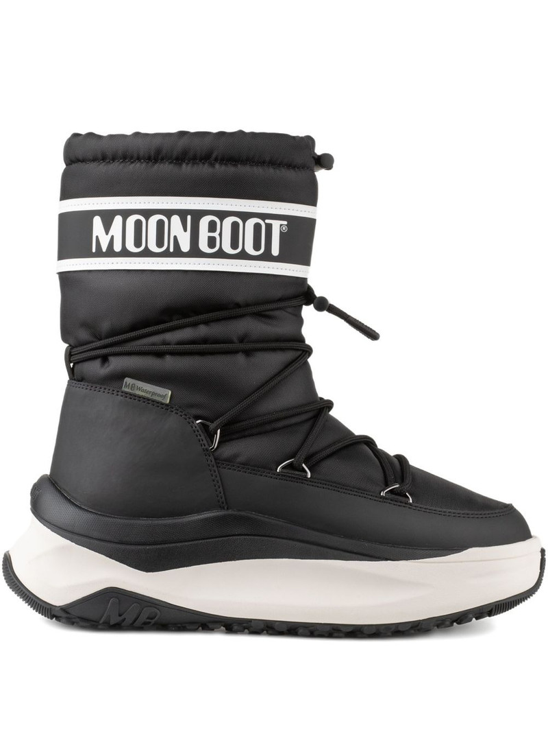 logo-print platform boots 1