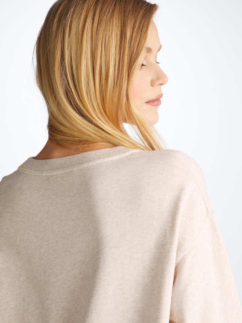 Women's Sweatshirt Quinn Cotton Modal Oat - 4