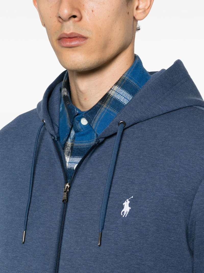 Polo Pony-embroidered zip-up hoodie 5
