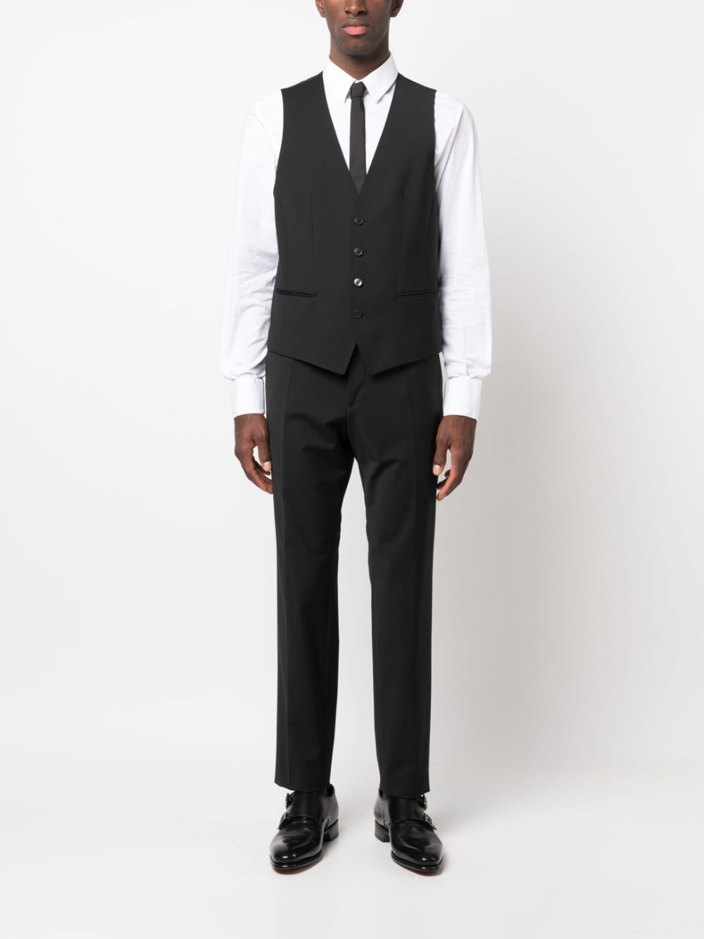 adjustable cotton-blend waistcoat - 2
