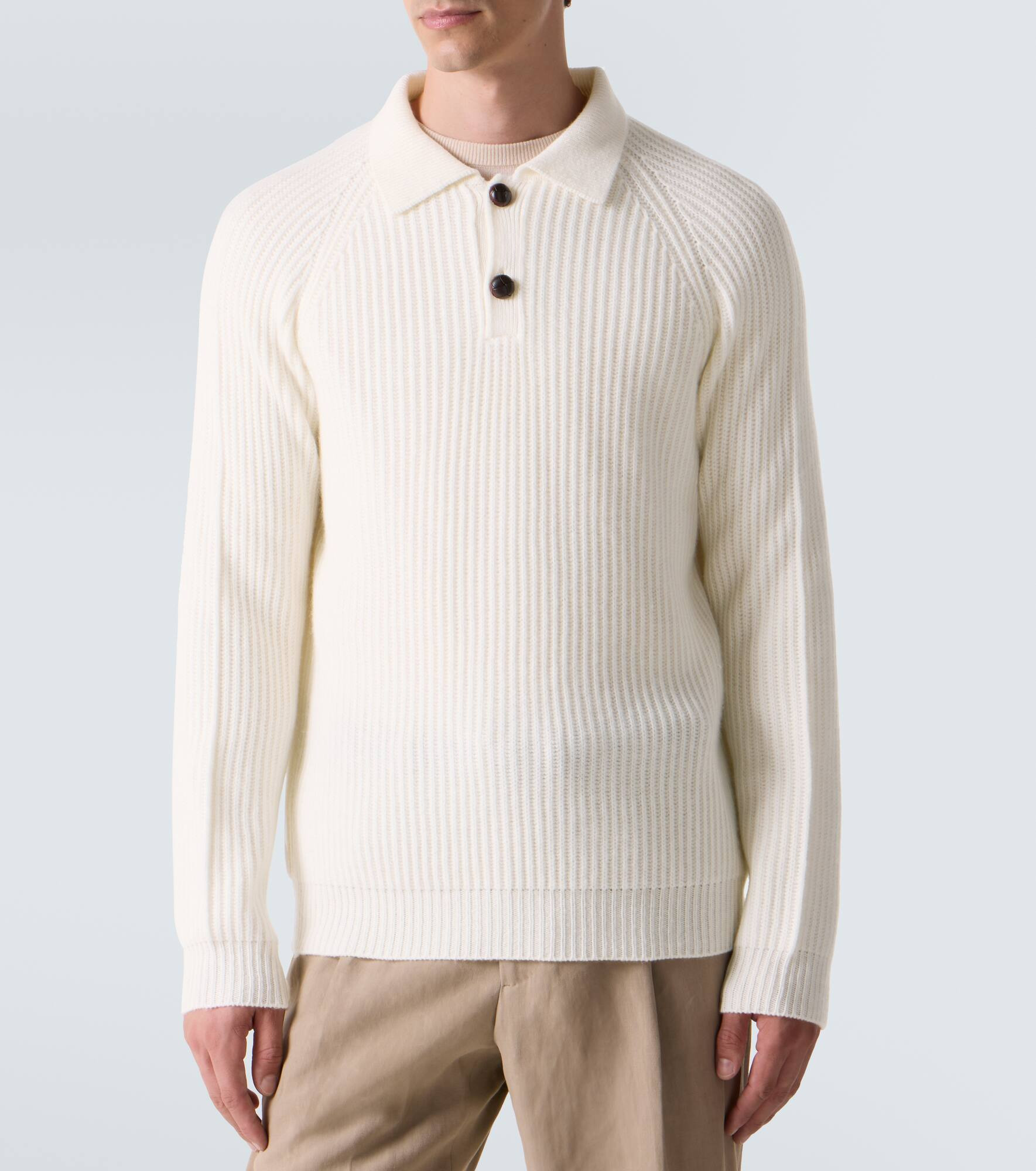 Mr Darius cashmere polo sweater - 3