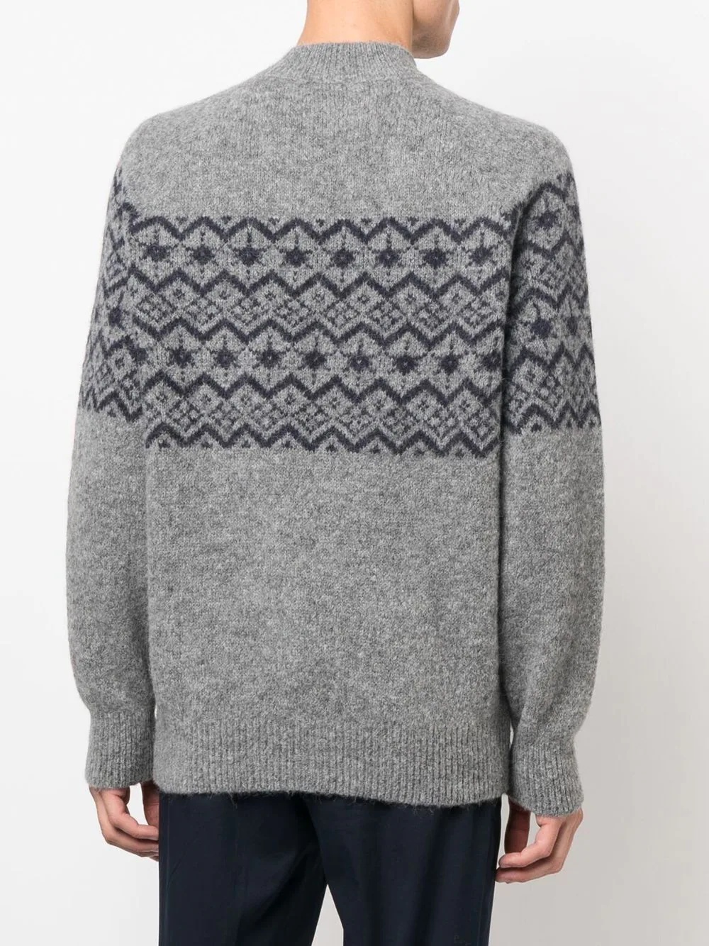 fair isle intarsia-knit jumper - 4