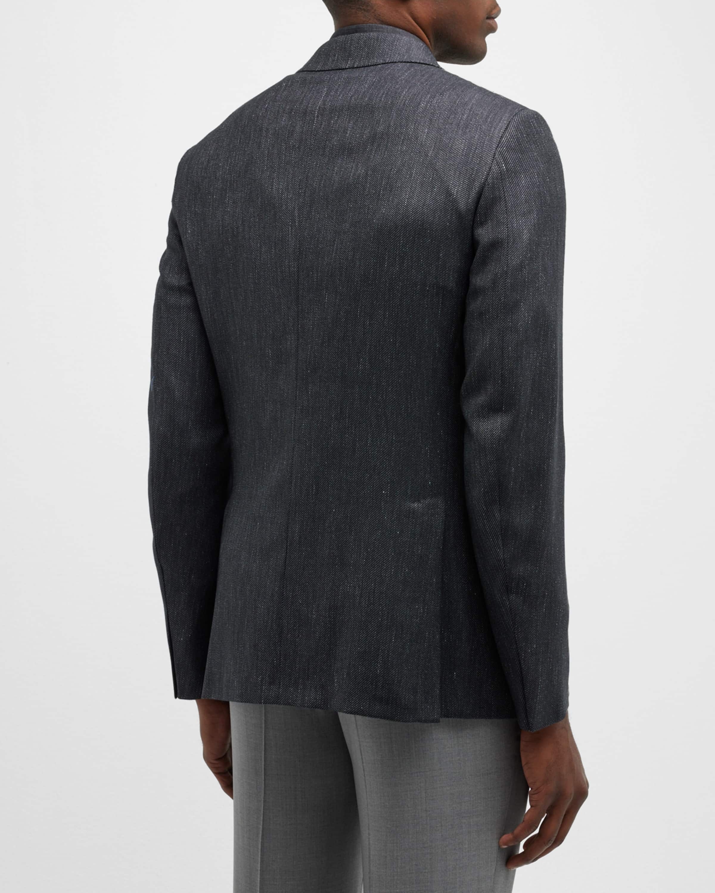 Men's Heathered Twill Sport Coat - 6