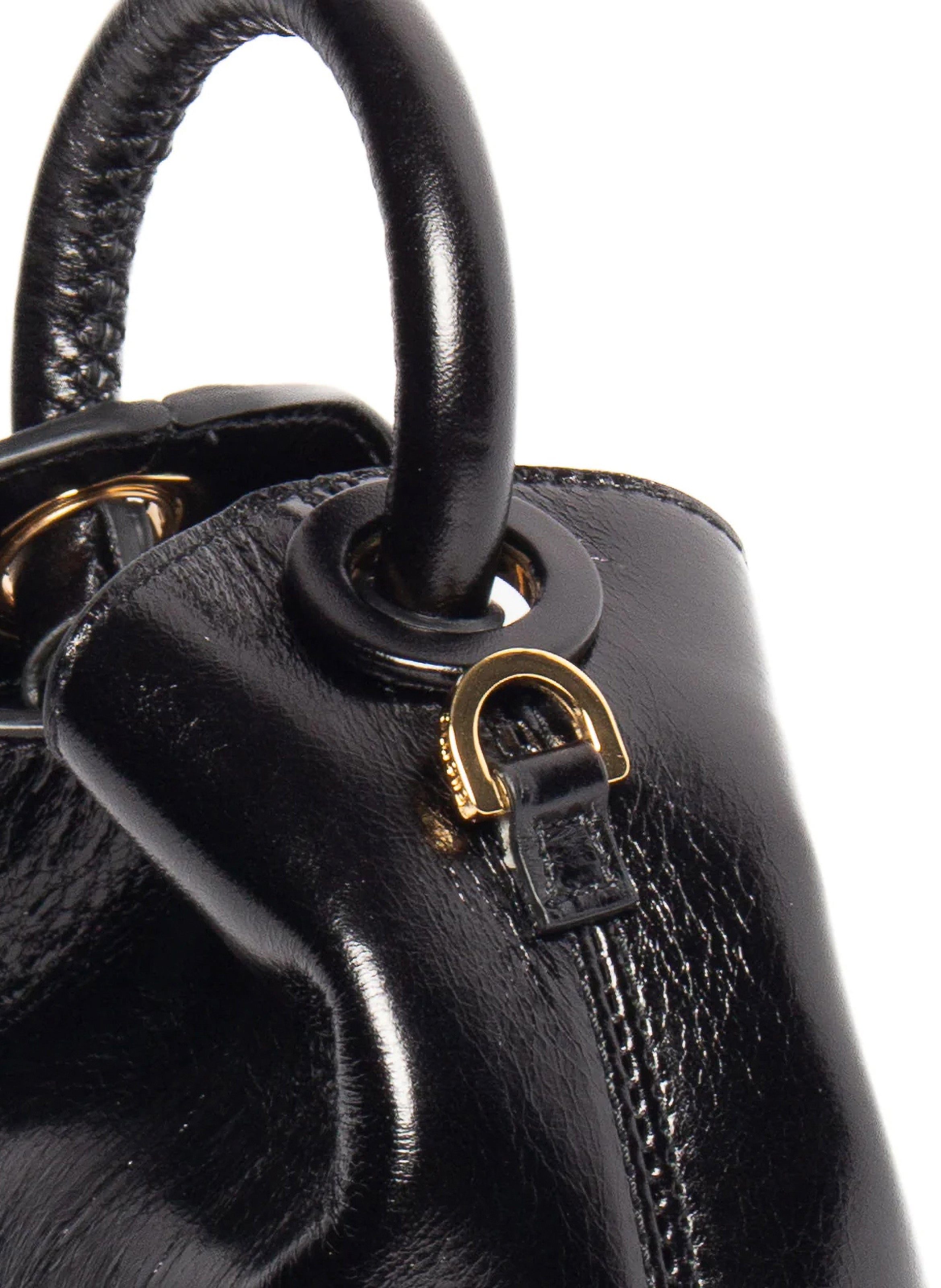 Madeleine Crinkled Leather Black - 4