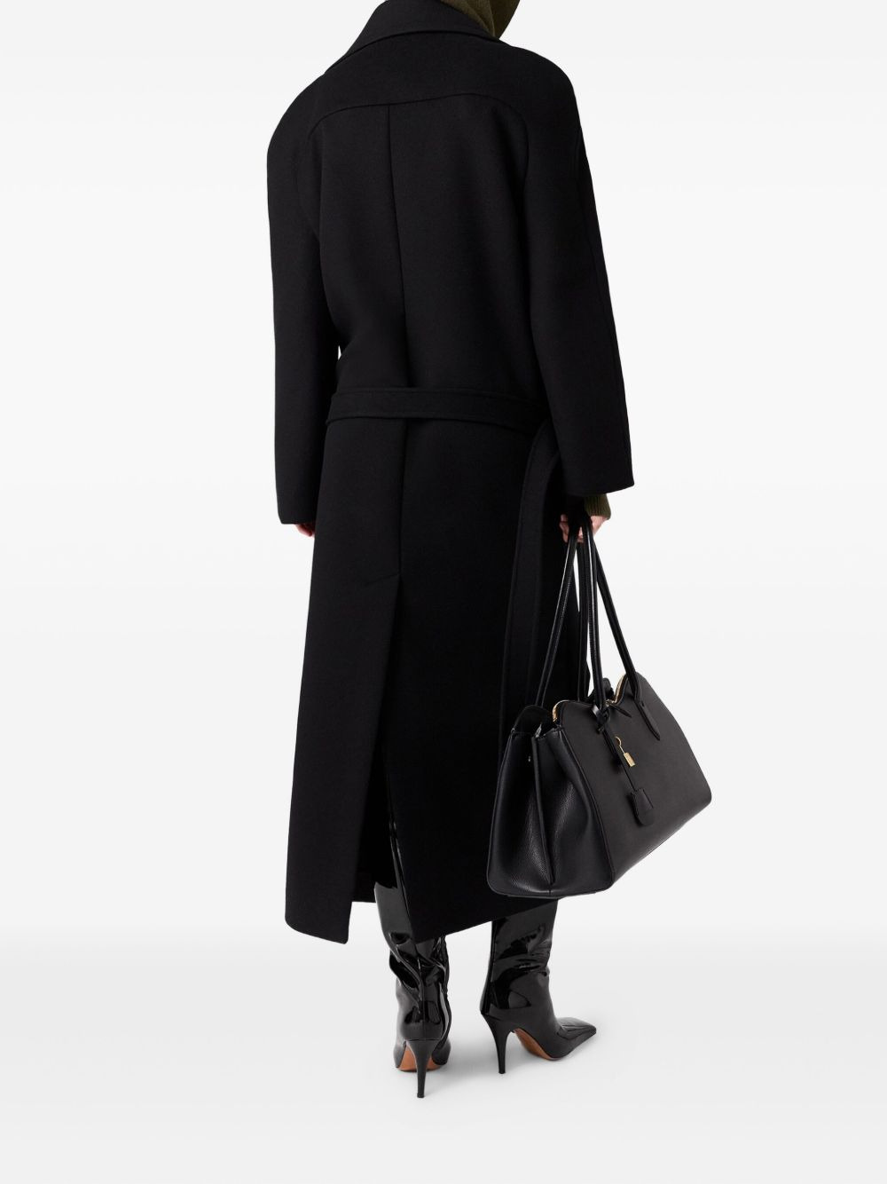 belted wrap coat - 4