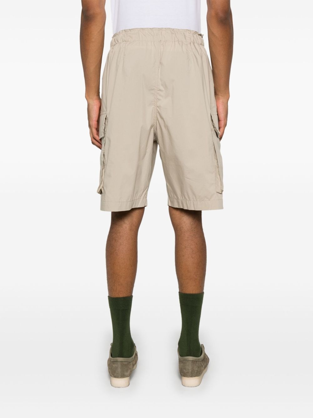 poplin cargo shorts - 4
