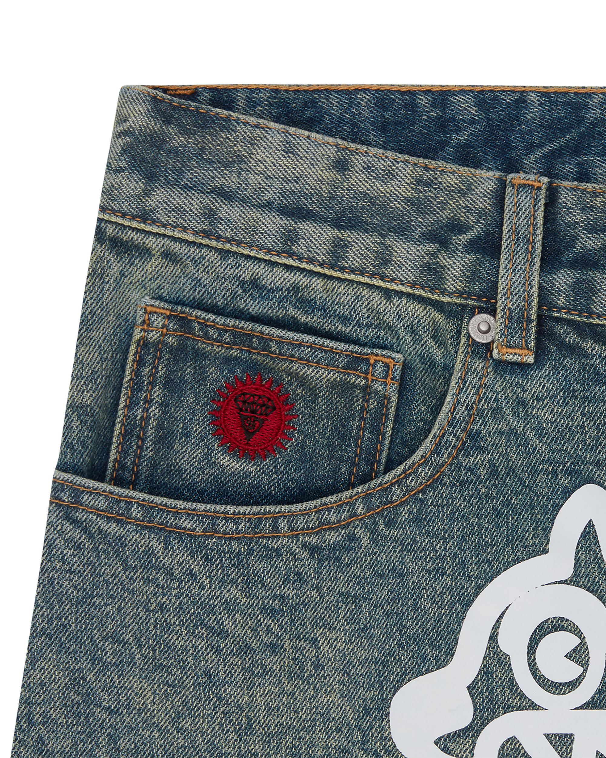 RUNNING DOG DENIM SHORTS - 6