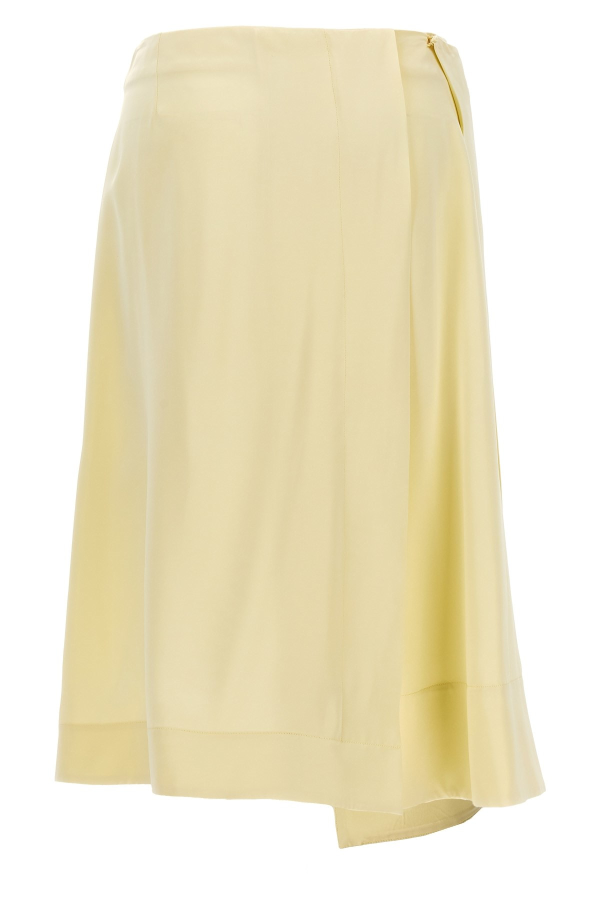Satin skirt with side slit - 2