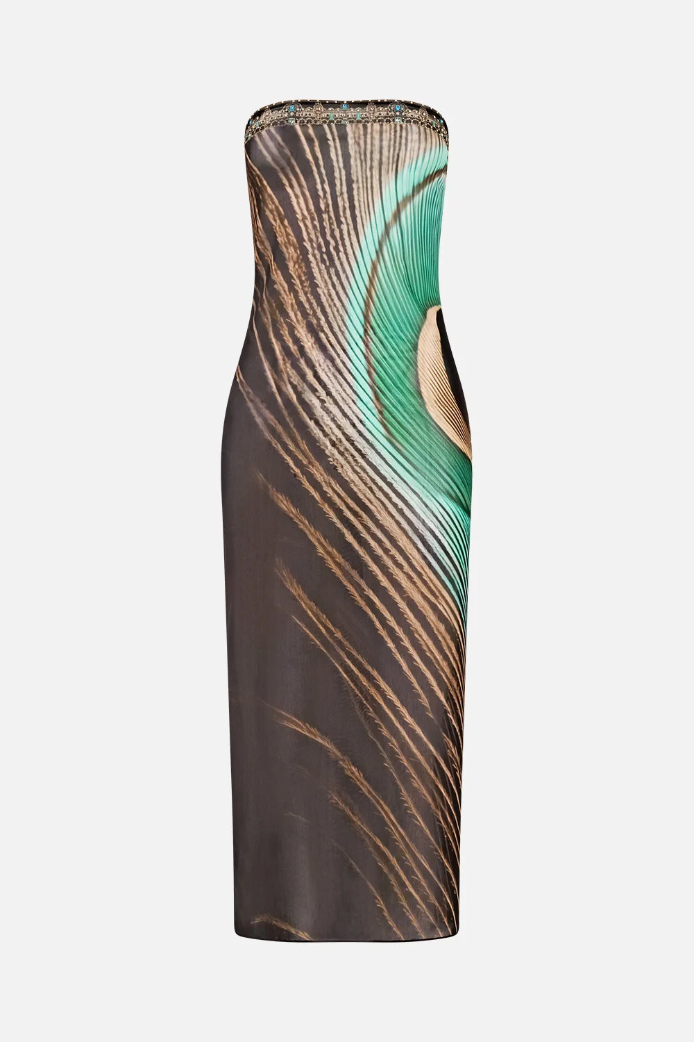 TUBE BEACH MIDI DRESS A WINK TO THE WILD - 1