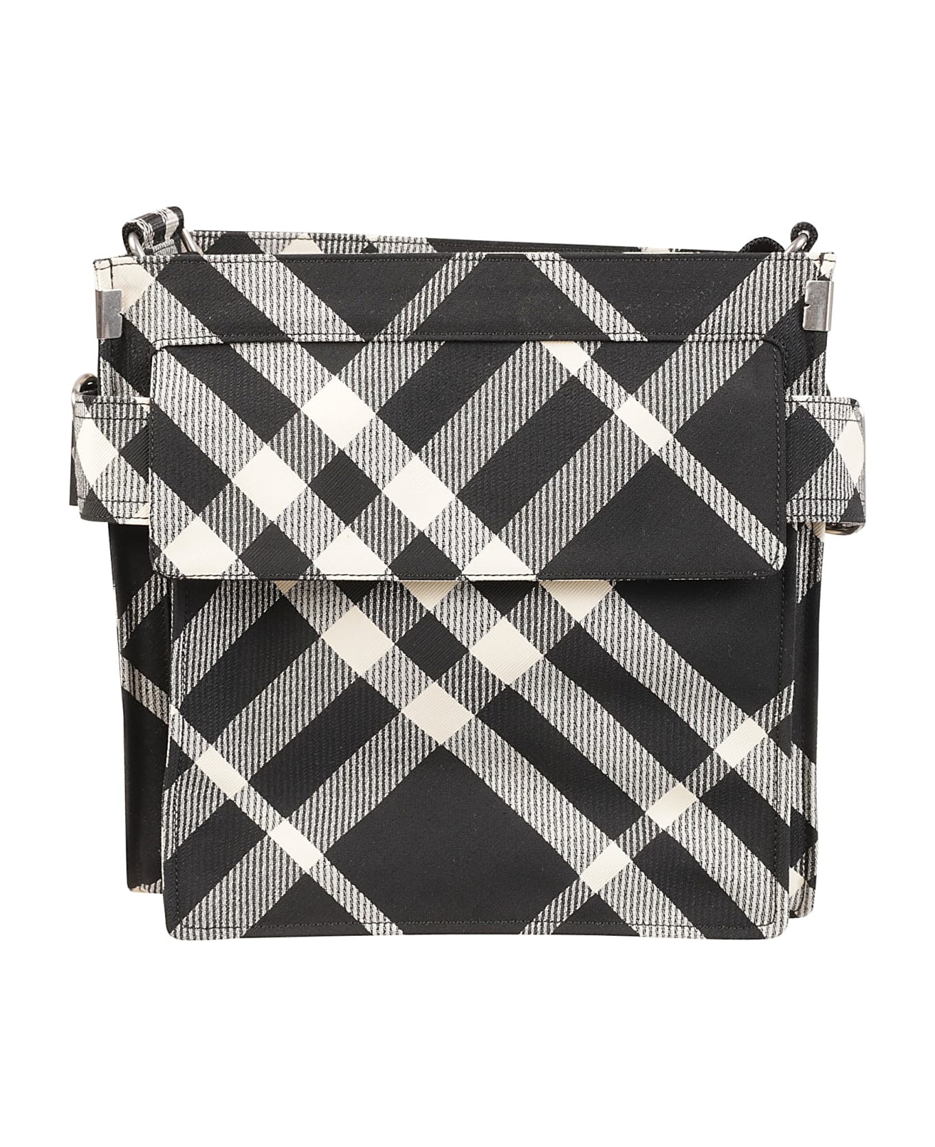 Check Ribbed Shoulder Bag - 2