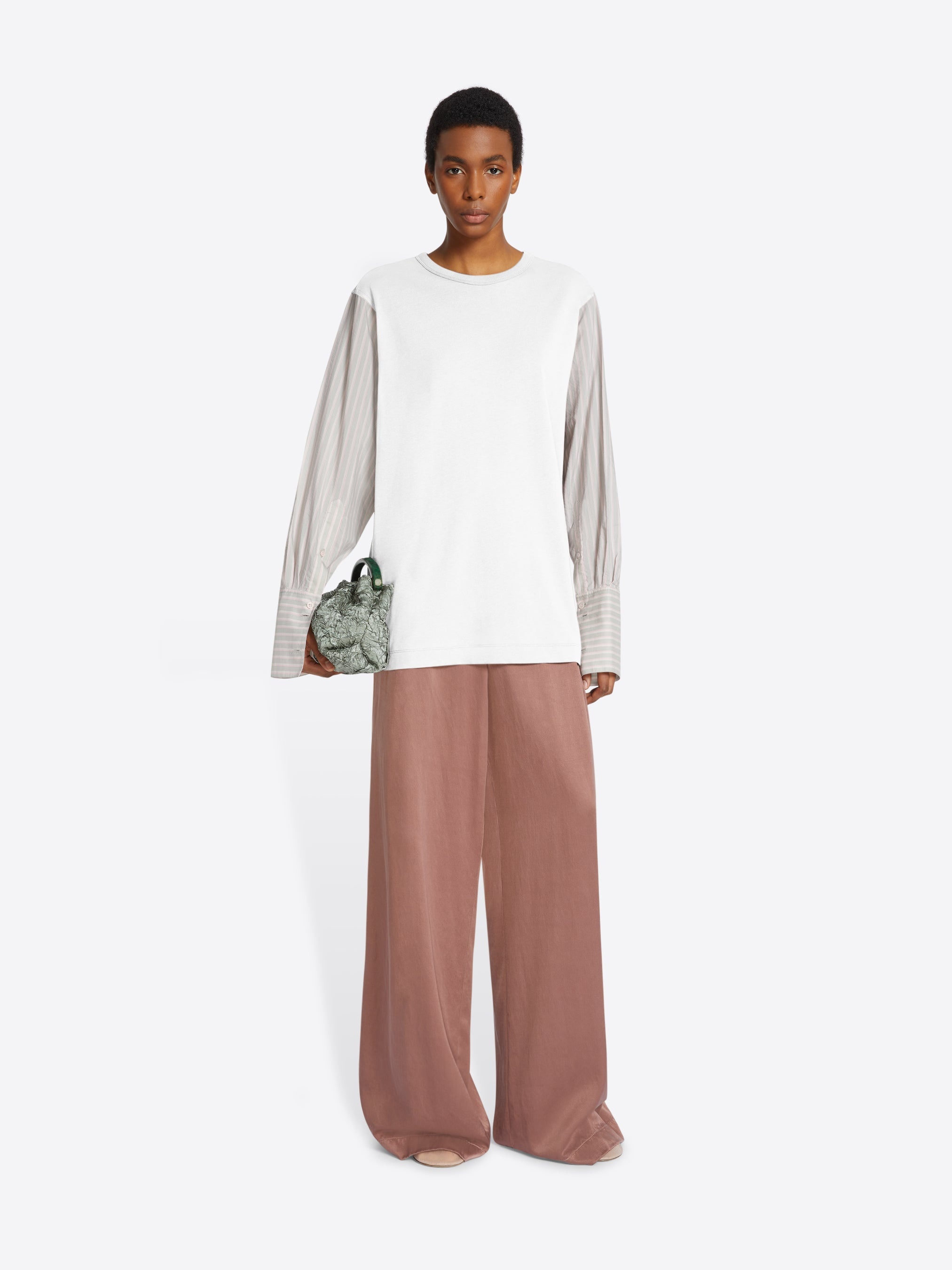 CONTRAST SLEEVES TEE - 2