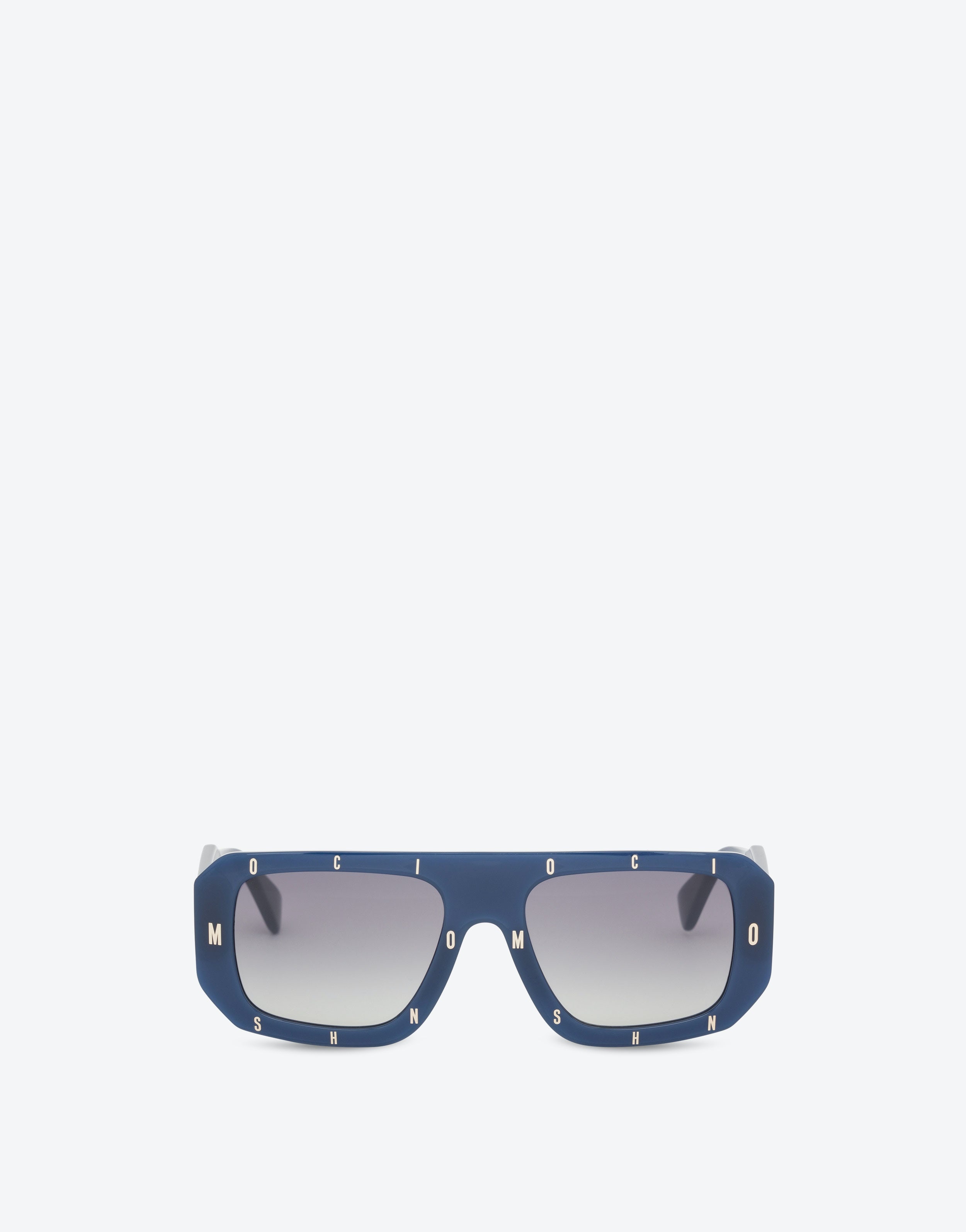 METAL LOGO LETTERS SUNGLASSES - 1