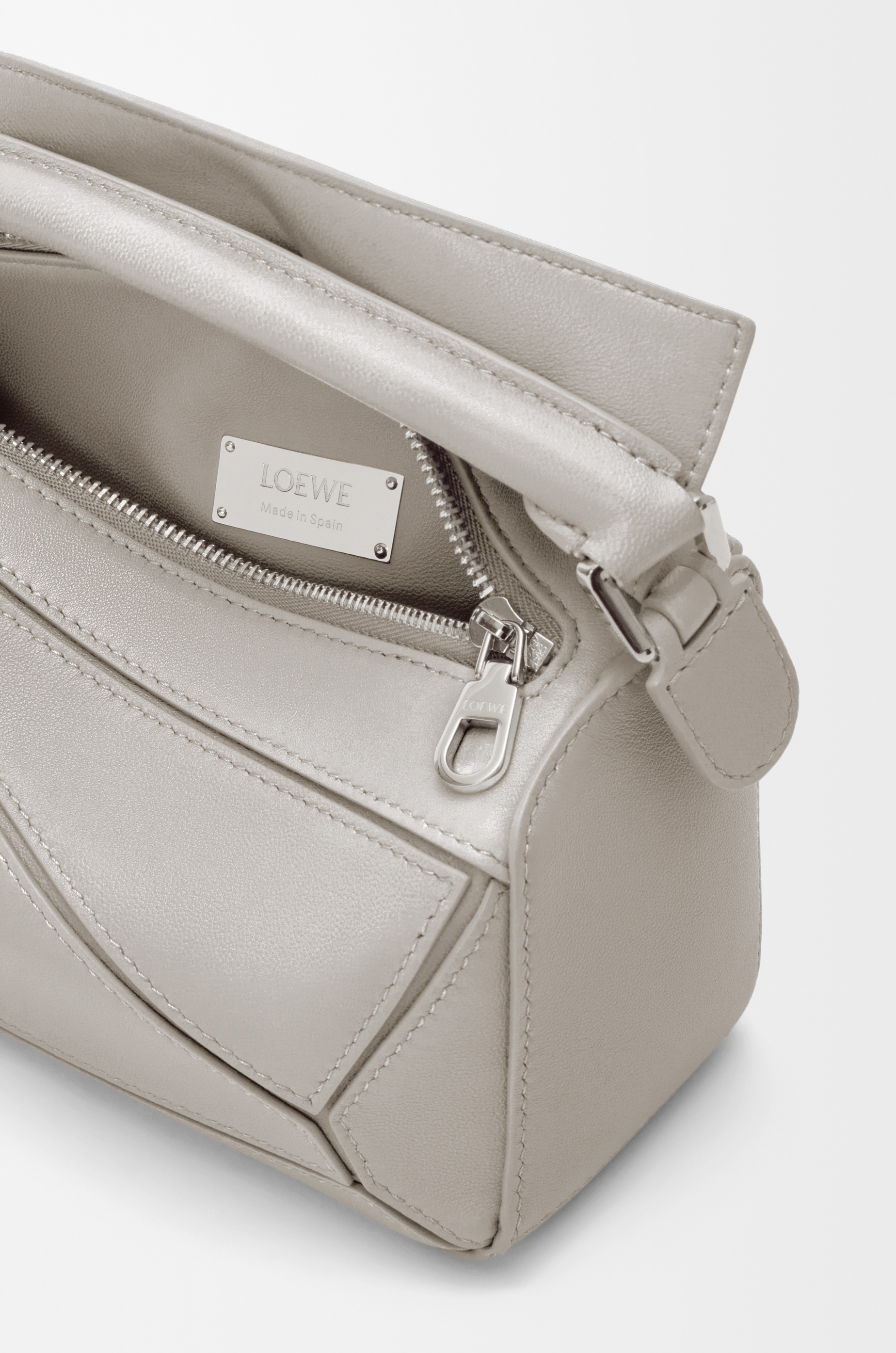 Mini Featherlight Puzzle bag in nappa lambskin - 10
