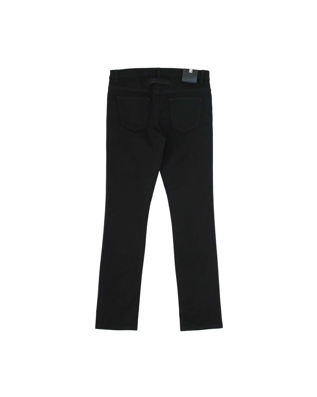 TRUE BLACK 6 POCKET JEAN WITH METAL BUCKLE - 2