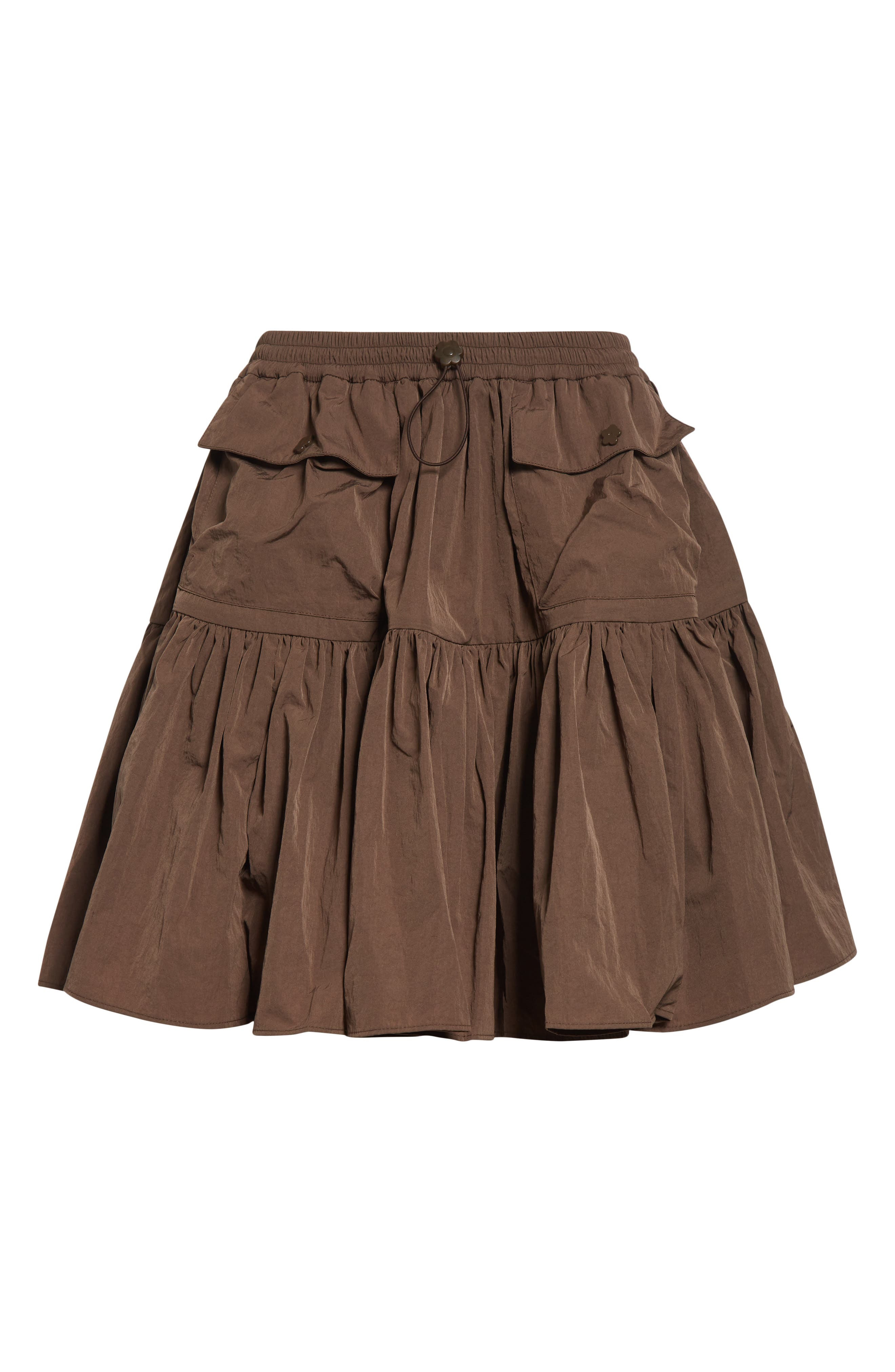 Cecilie Bahnsen Blair Recycled Taffeta Cargo Skirt in Brown at Nordstrom - 6