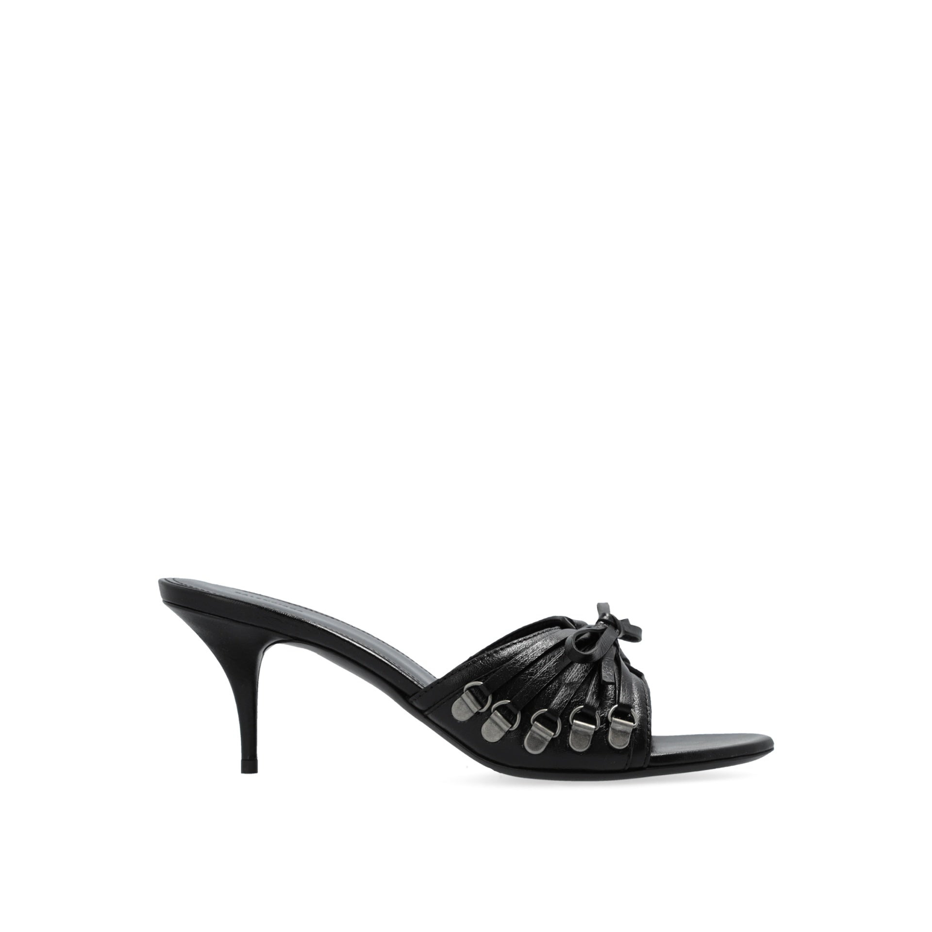 Balenciaga Cagole 70 Leather Sandals Women - 5