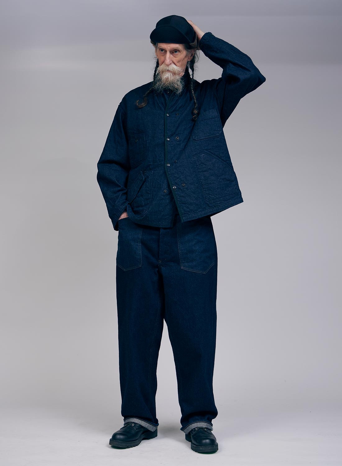 30's Deck Pant 12.5oz Denim in Indigo - 2