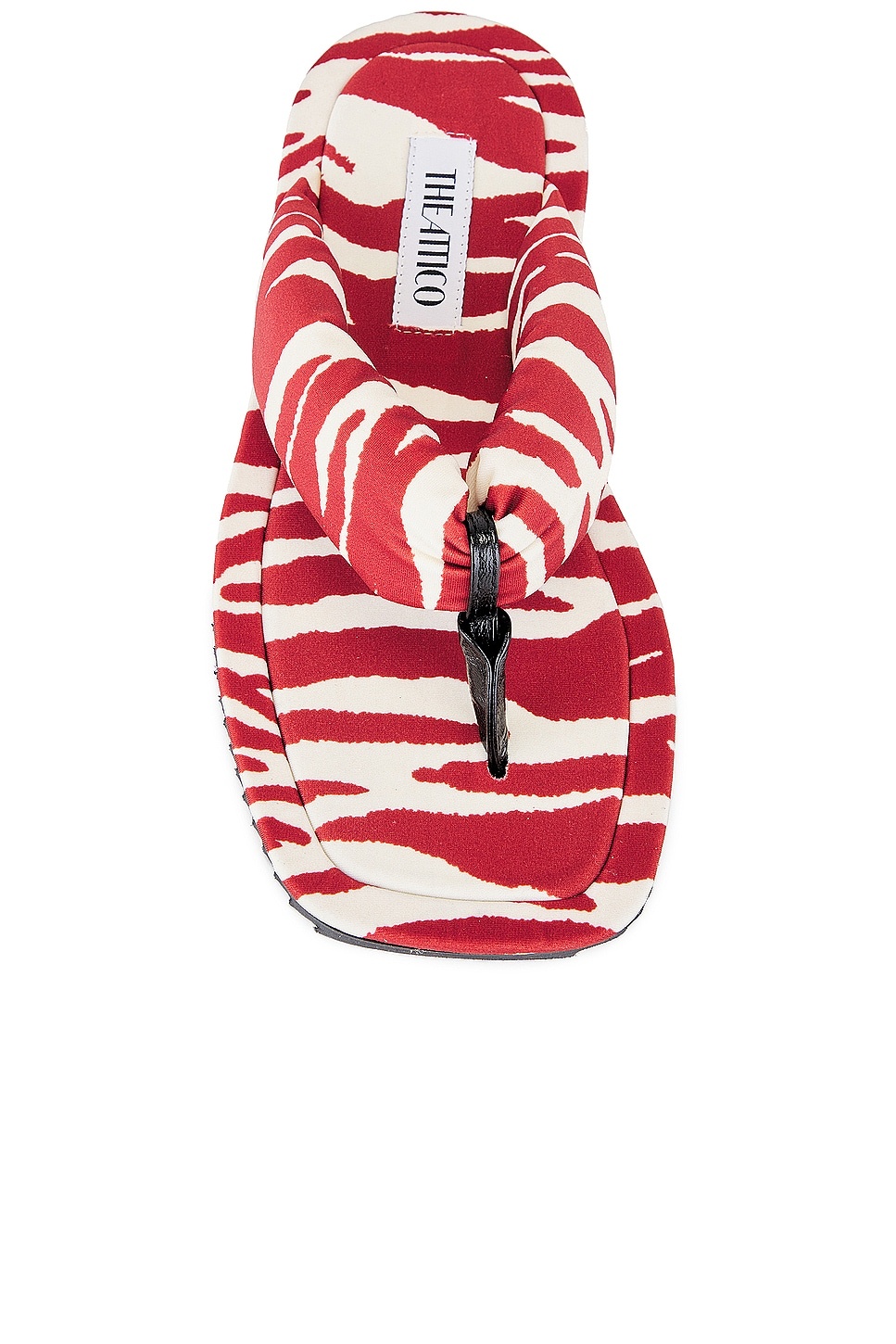 Zebra Printed Indie Flat Thong Sandal - 4