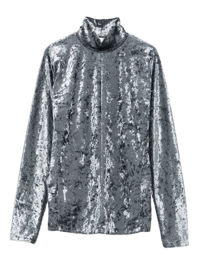 velvet turtleneck top 1