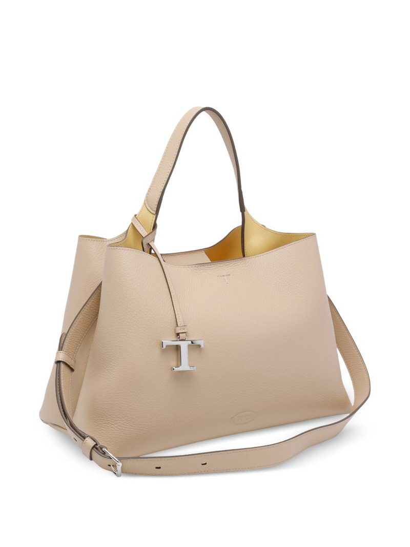 medium leather tote bag 3