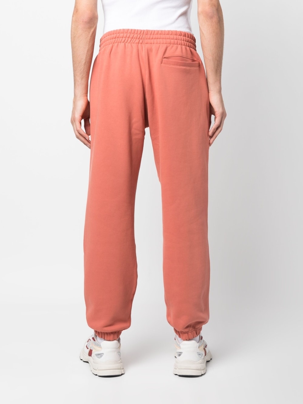 logo-patch elasticated track pants - 4