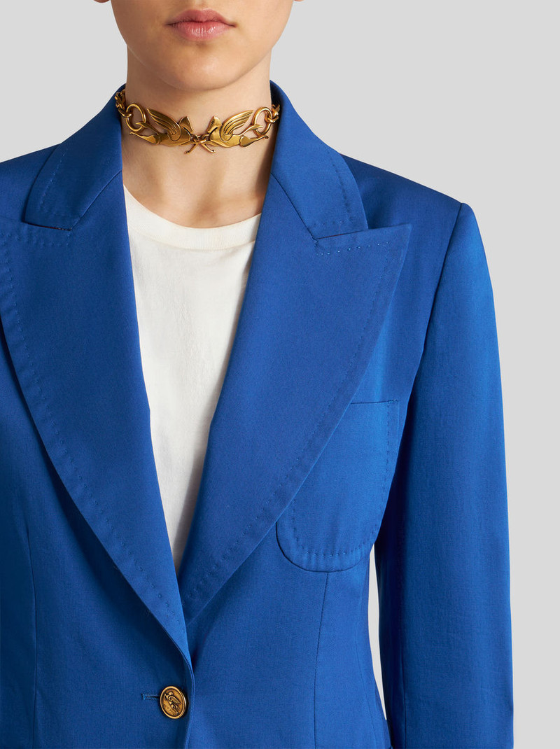 Etro STRETCH JACKET WITH PEGASO BUTTONS outlook