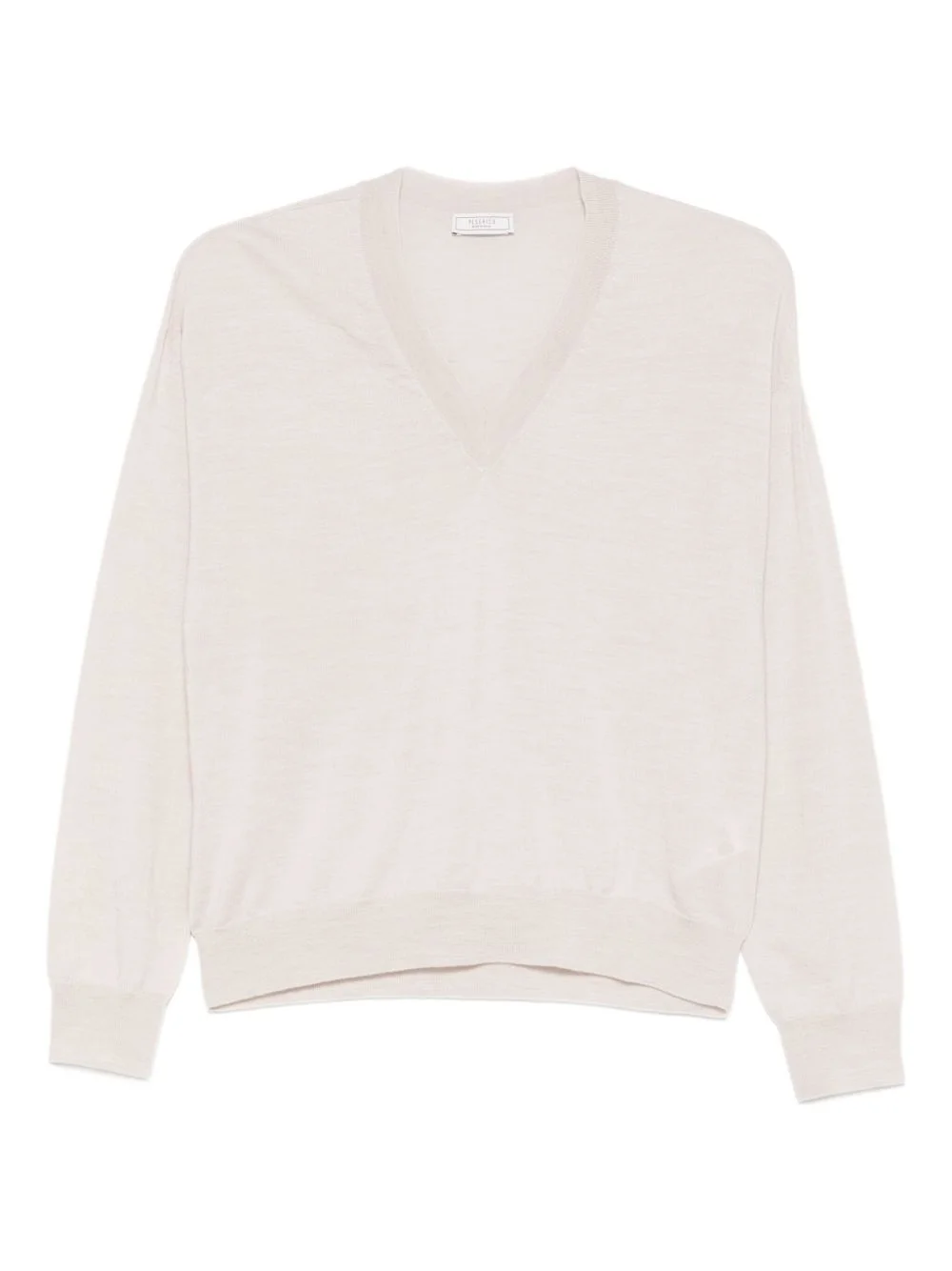 V-neck long-sleeve top - 1