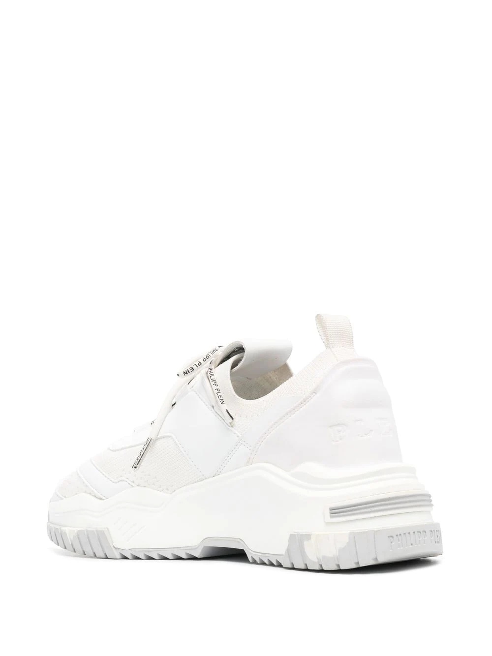 logo-patch low-top sneakers - 4
