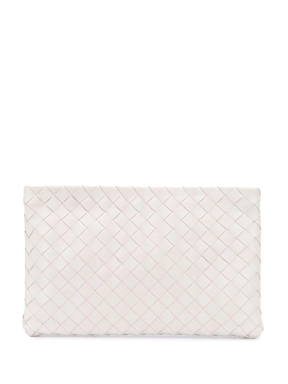 intrecciato weave clutch - 1