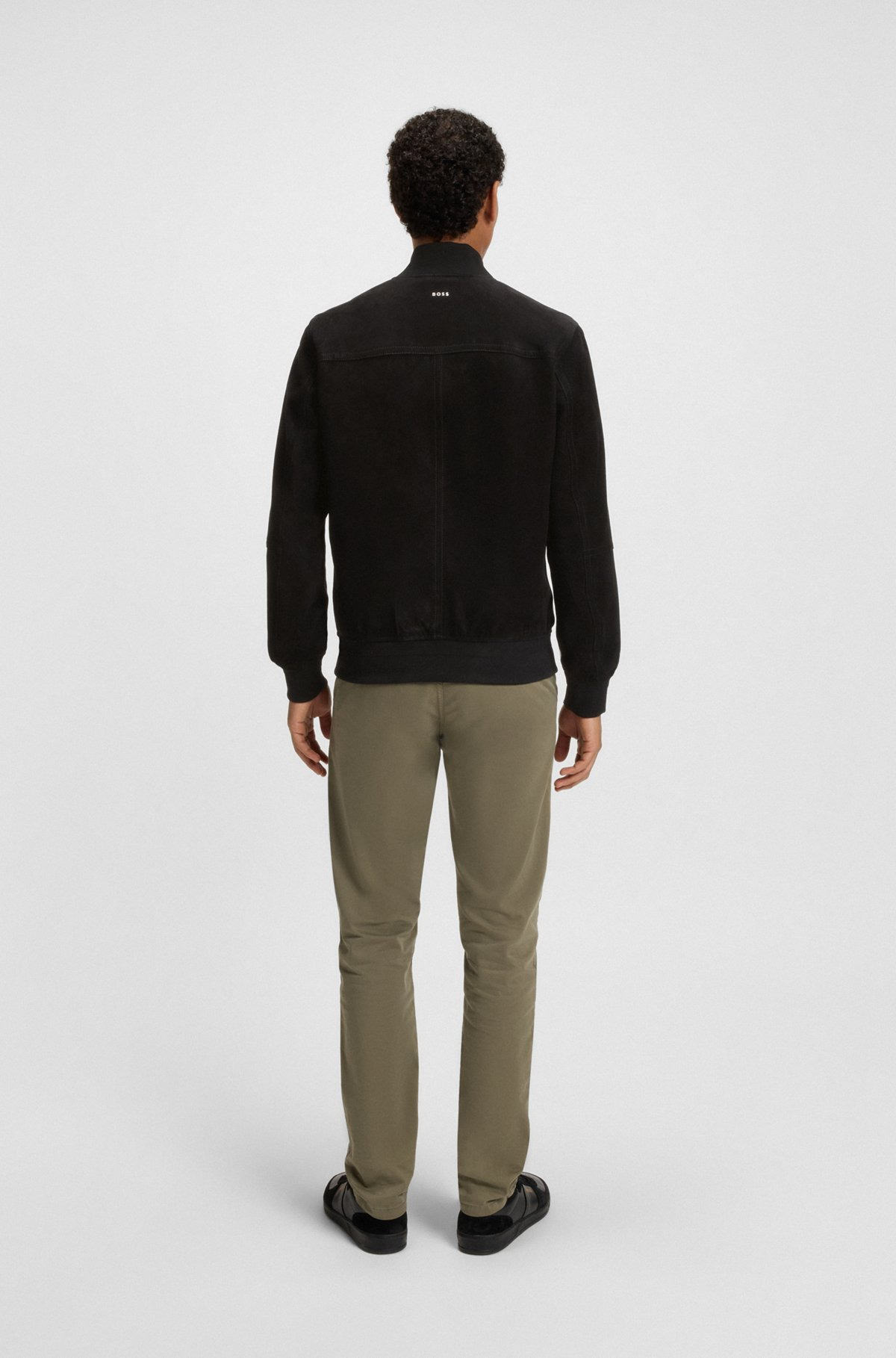 REGULAR-FIT JACKET IN SUEDE - 4