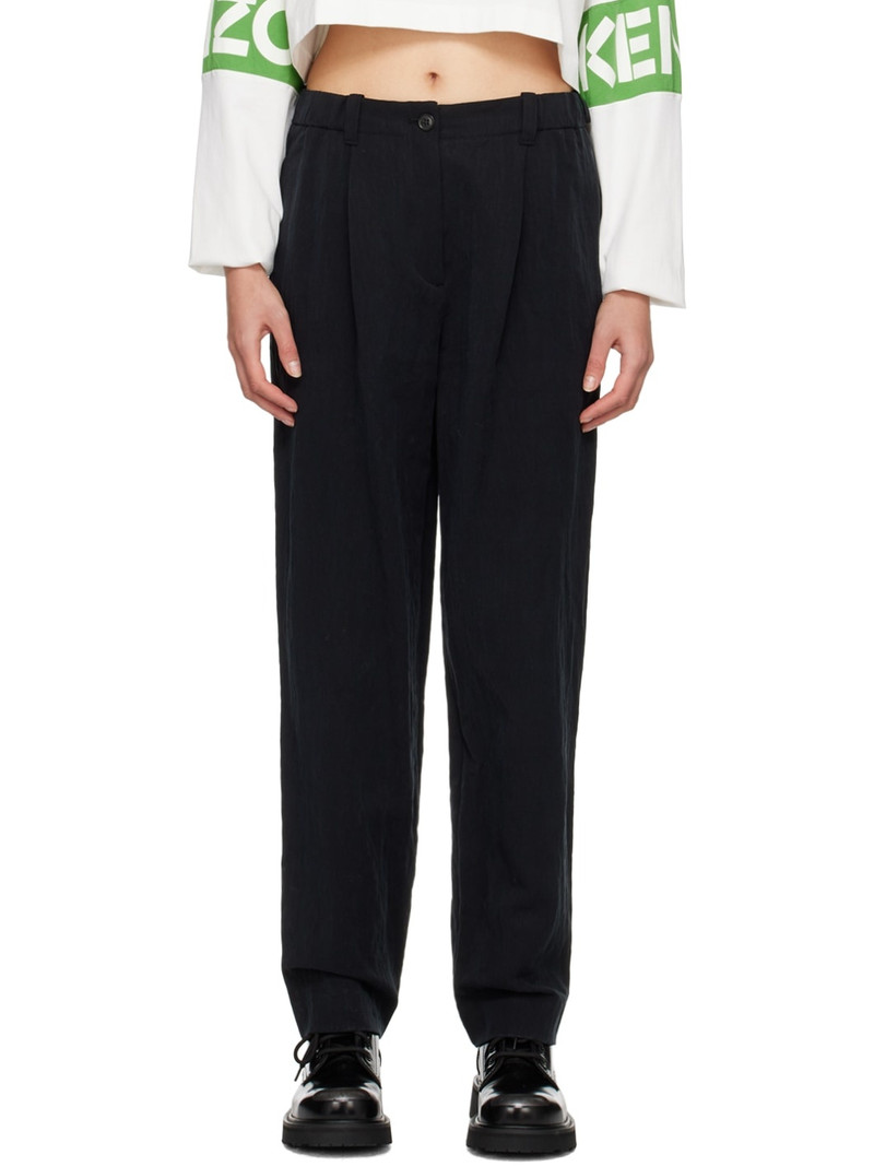 Black Kenzo Paris Tailored Trousers 1