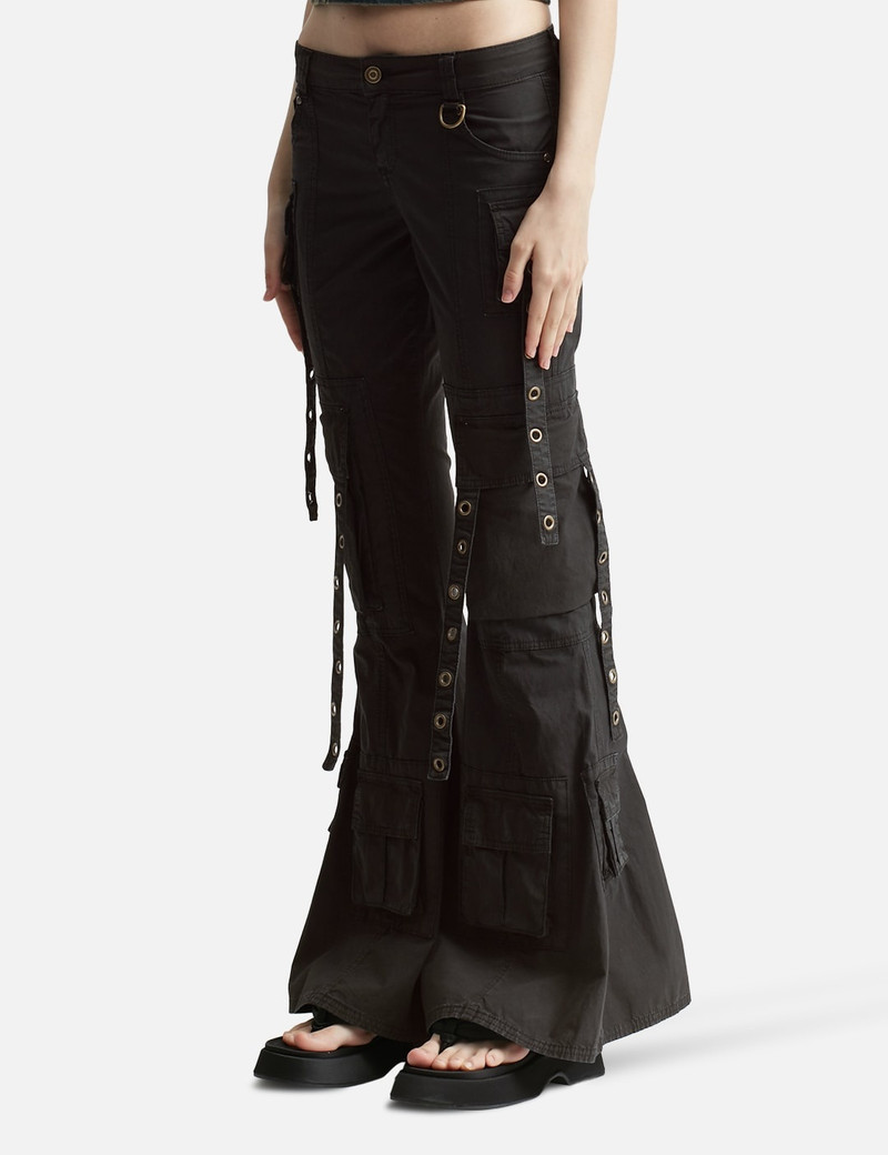 Blumarine EYELET-DETAILED BELL BOTTOM PANTS outlook