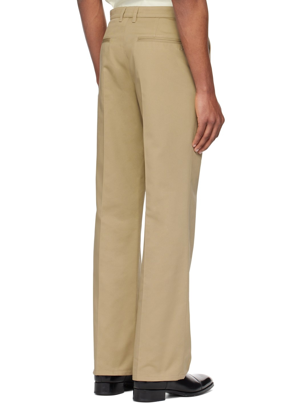 Beige Tailored Trousers - 3