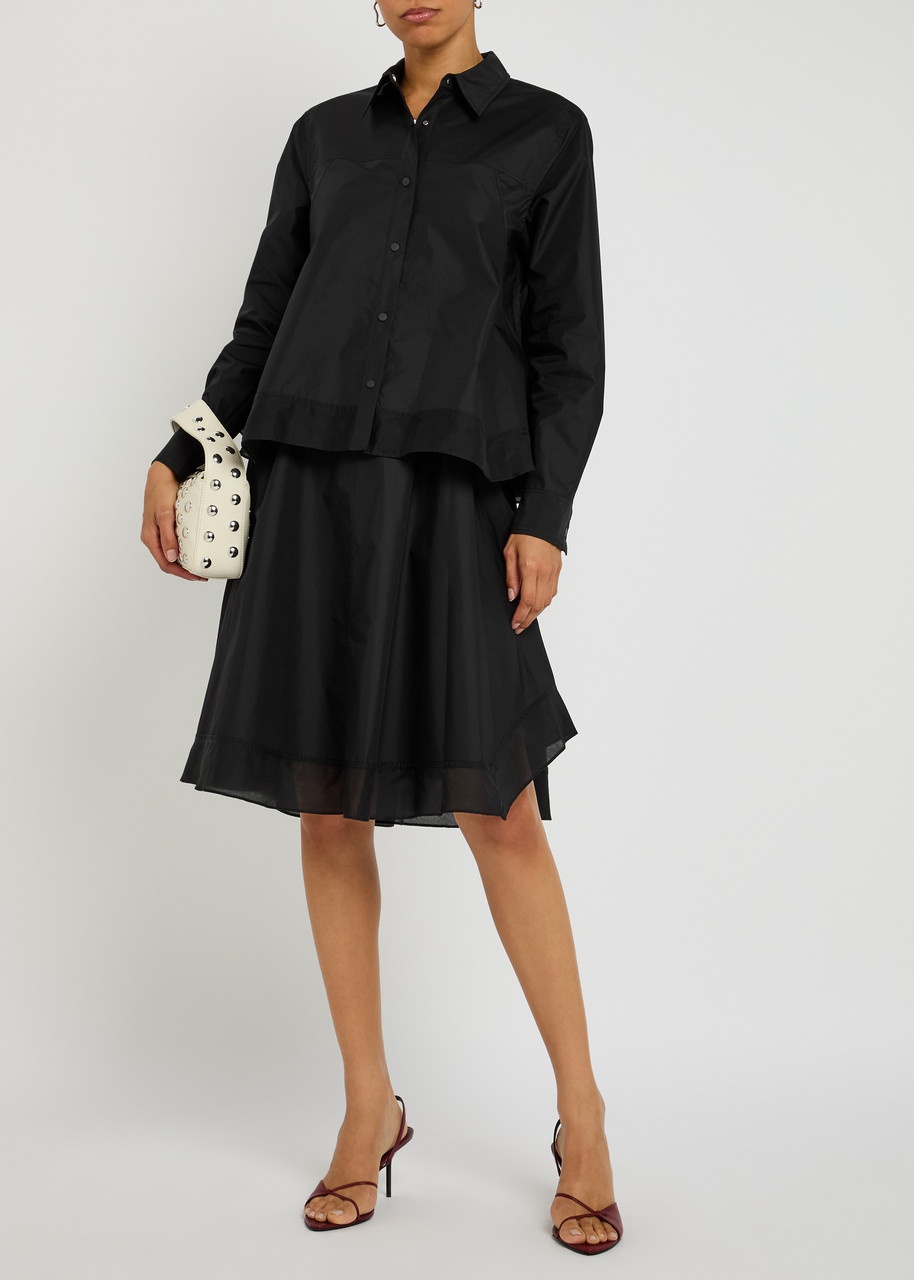 3.1 Phillip Lim Flounce Cotton-blend Midi Skirt - 4