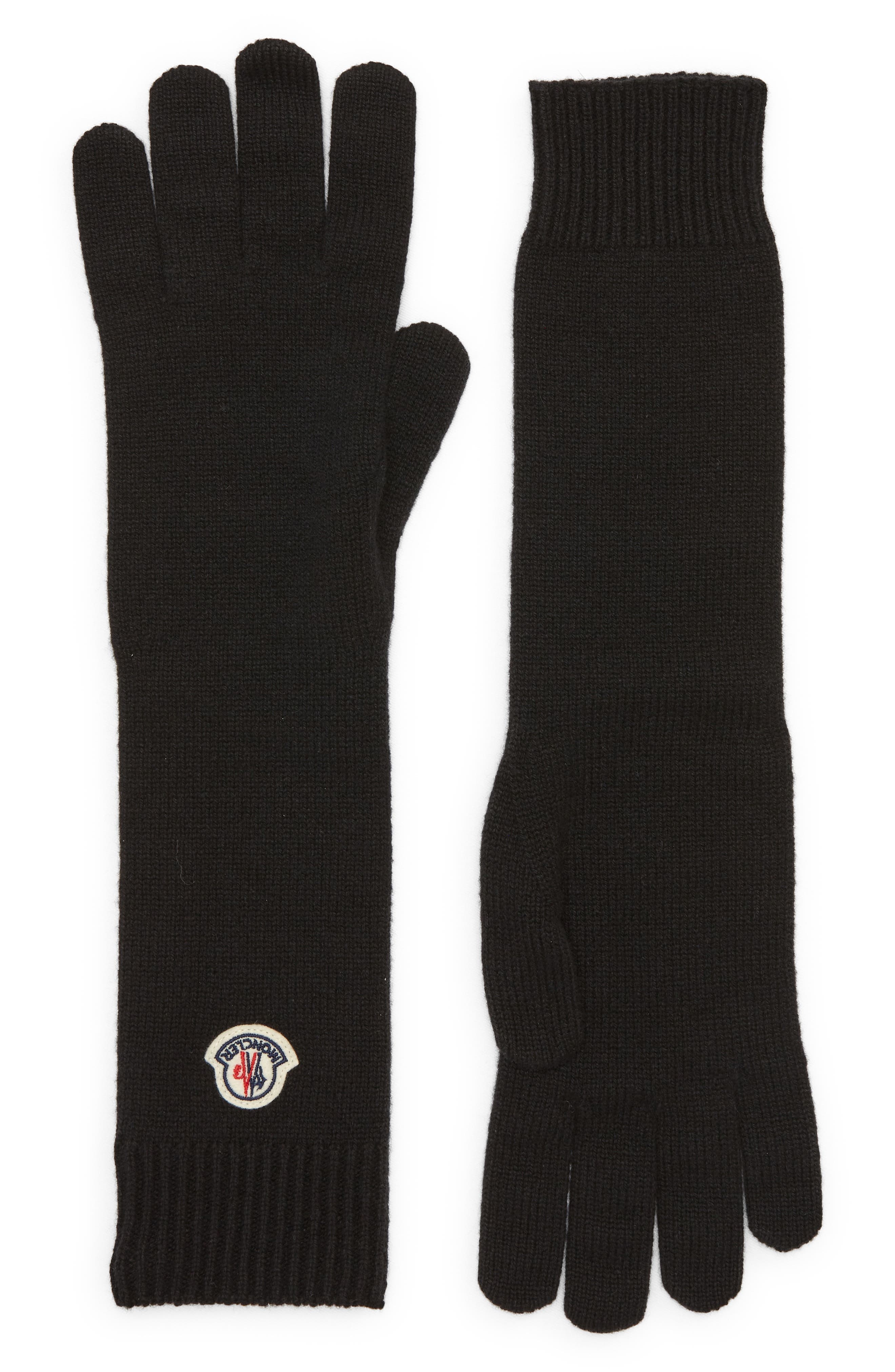 Wool & Cashmere Knit Long Gloves - 1