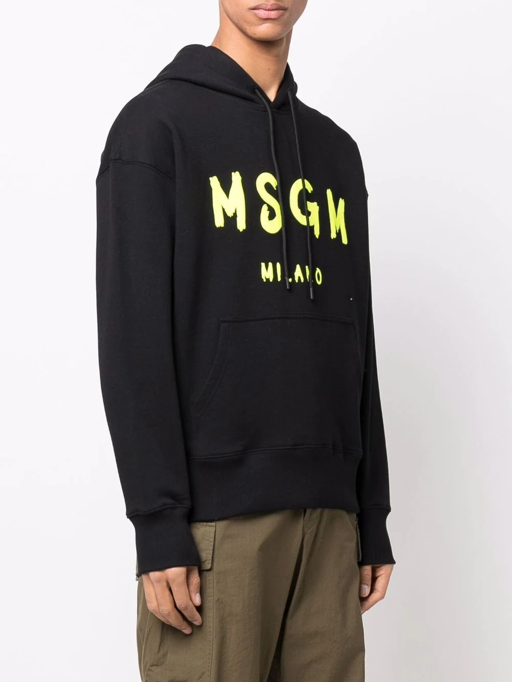 logo-print hoodie - 3