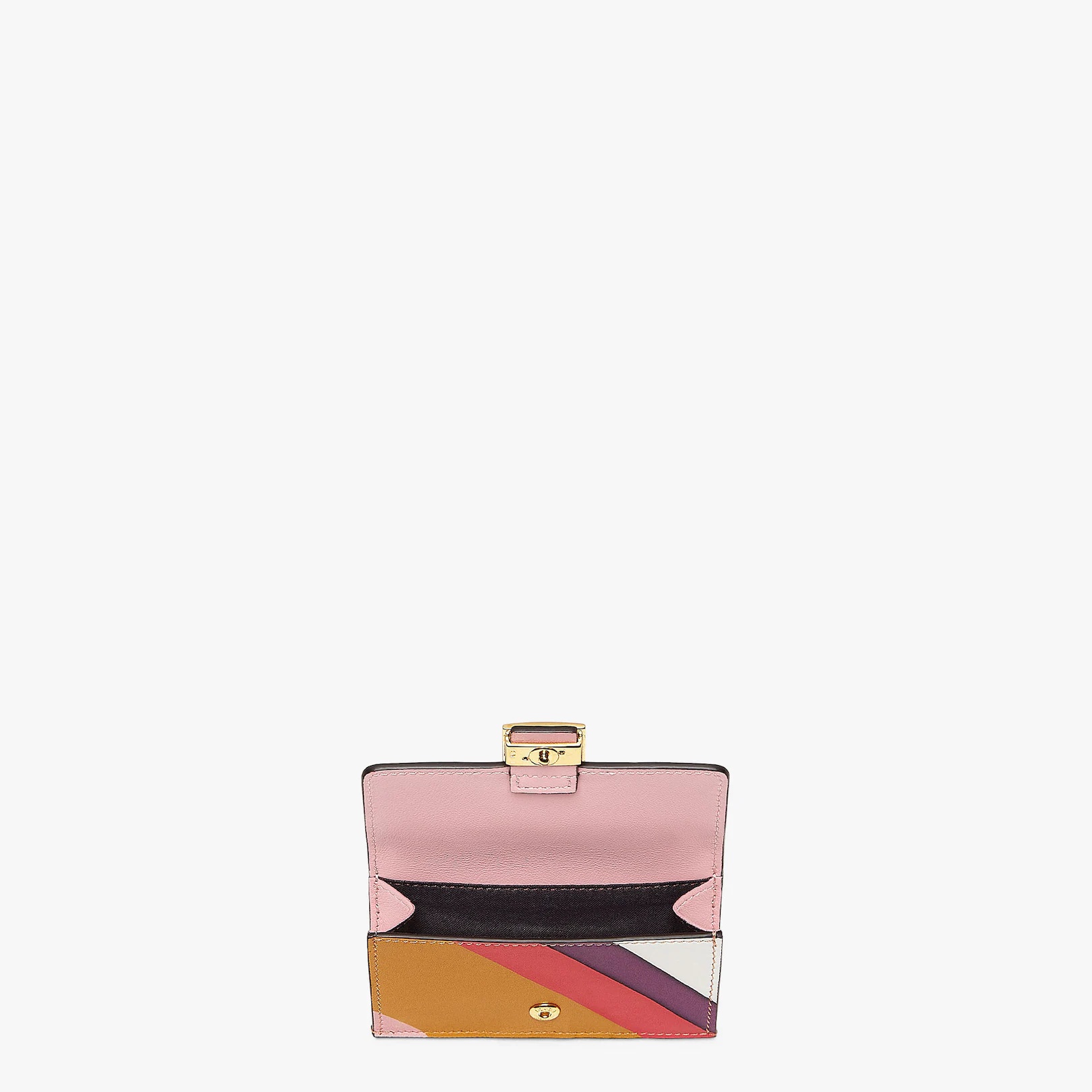 White nappa leather card holder - 3