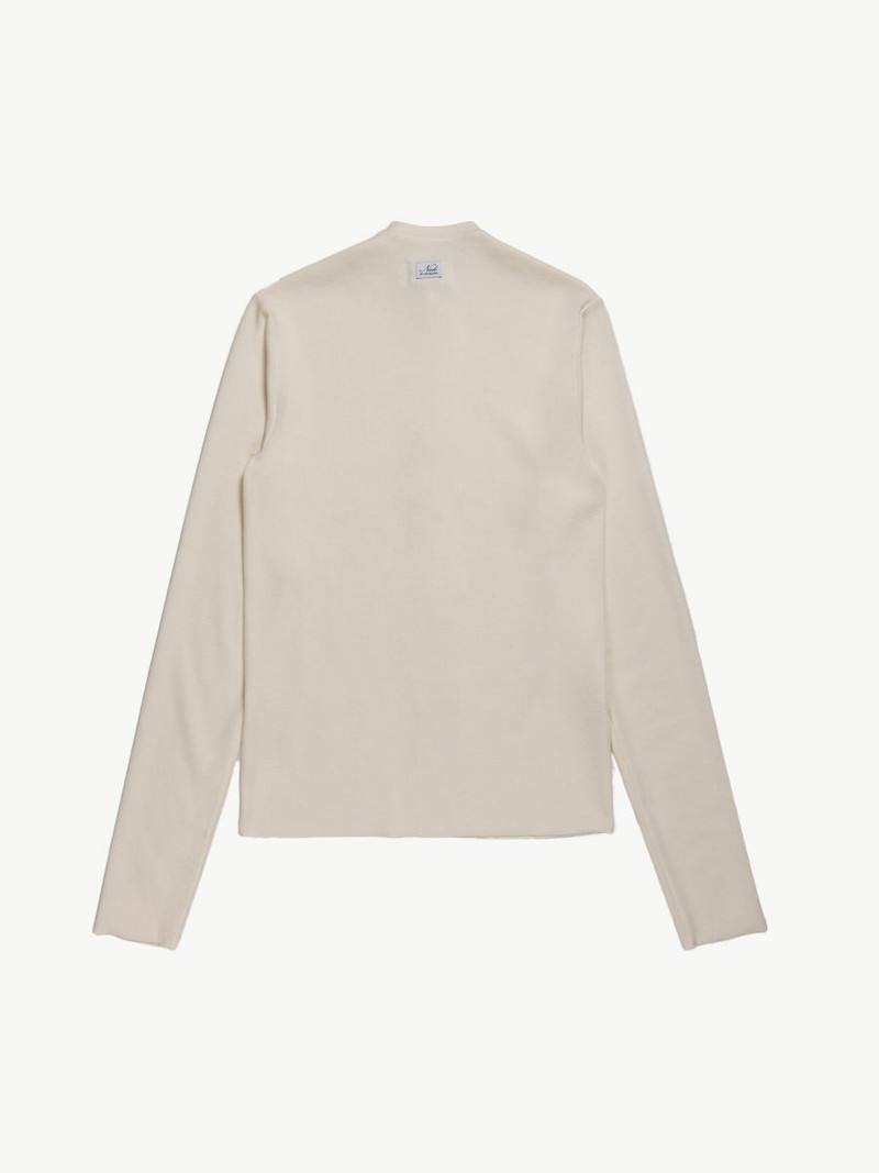 Nudo Serafino Long Sleeve Dirty White 6
