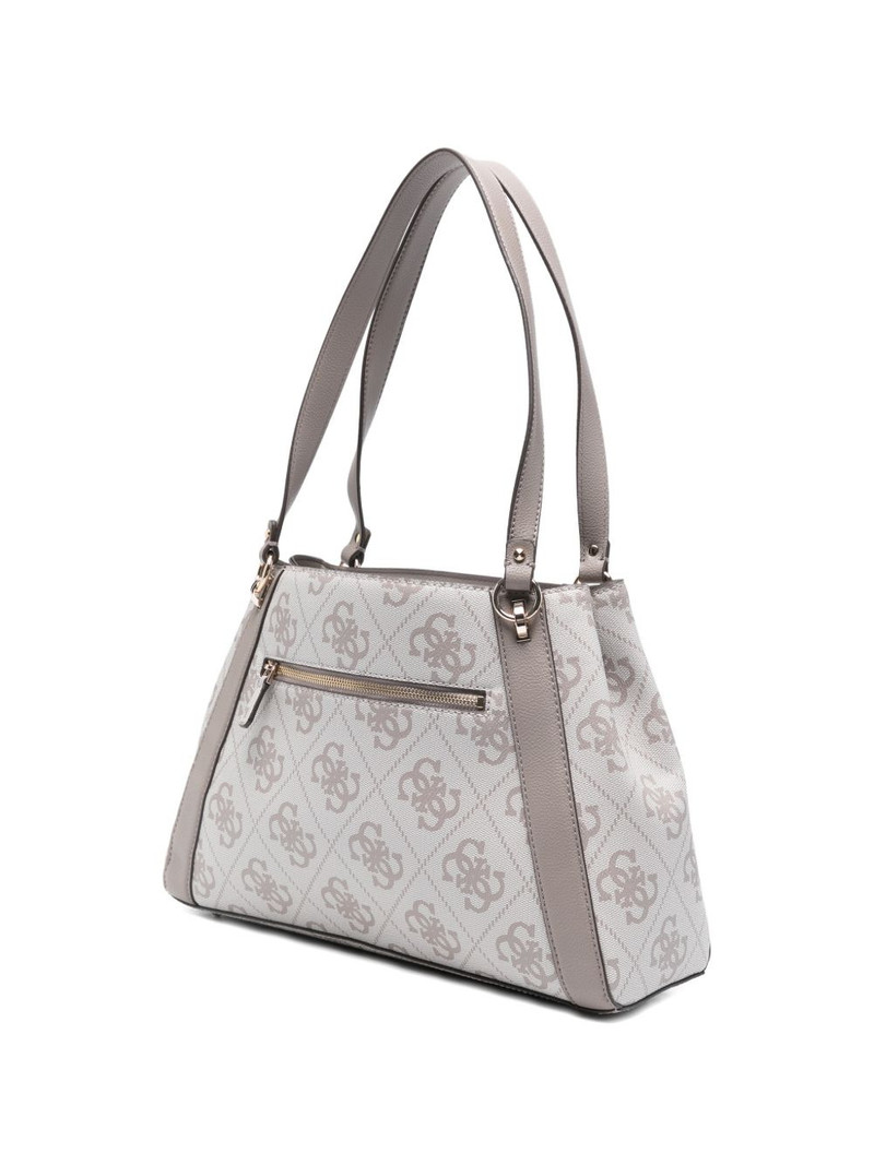 GUESS USA Karnilla monogram-pattern leather tote bag outlook